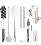8Pcs Water Bottle Cleaner Brush Compatible with Stanley, Multipurpose Bottle Brush Cleaner Kit wi...