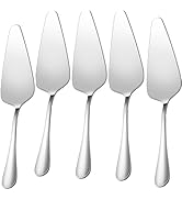 Kucensi Cake Pie Server, 5 Pack Stainless Steel Pie Pizza Pastry Cake Slicer Server Set, Cake Cut...