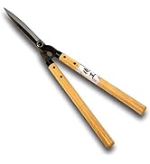 KAKURI Japanese Small Hedge Shears Heavy Duty Bush Cutting Shears, 5.9 Inch Compact Straight Blad...