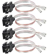 NuIth Car Door Speaker Wire Harness Adapter Connector Compatible with 1997-2003 Jeep TJ Cherokee ...