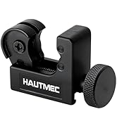 HAUTMEC Copper Pipe Cutter Tool 1/8" to 5/8"OD (3-16mm), Mini Copper Tubing Cutter Tool for PVC, ...