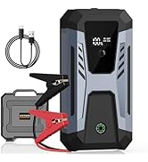 Ehowdin Car Jump Starter Portable 3000A 12V Car Engine Starter 6L Gas 3L Diesel, Supersafe Lithiu...
