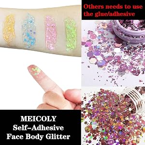 Self Adhesive glitter