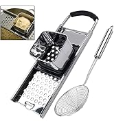 Premium Grade Stainless Steel Spaetzle Maker with Comfort Grip Handle, Stainless Steel Spider Str...