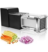 Electric French Fry Cutter, Sopito Commercial Grade Potato Cutter with 1/2-Inch Blade Stainless S...