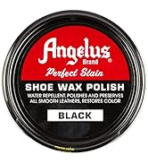 Angelus Perfect Stain Shoe Wax Polish, Professional Shoe Polish For Leather Shoes & Boots, 3 fl o...