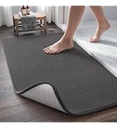 MontVoo Quick Dry Bath Mat, Super Absorbent Bathroom Rug, 3D Honeycomb Mesh Base Non Slip Bath Ma...