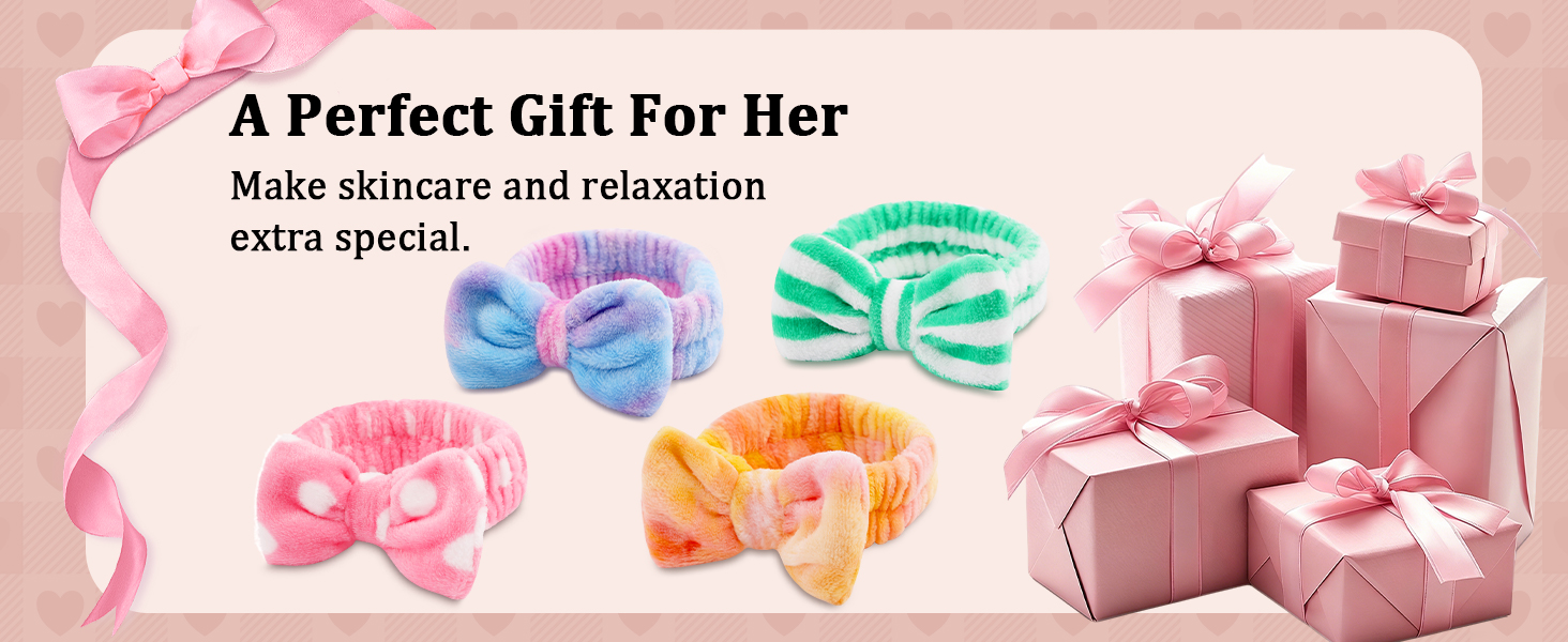 stocking stuffers spa skincare makeup washing face headband hair band accessories women girls