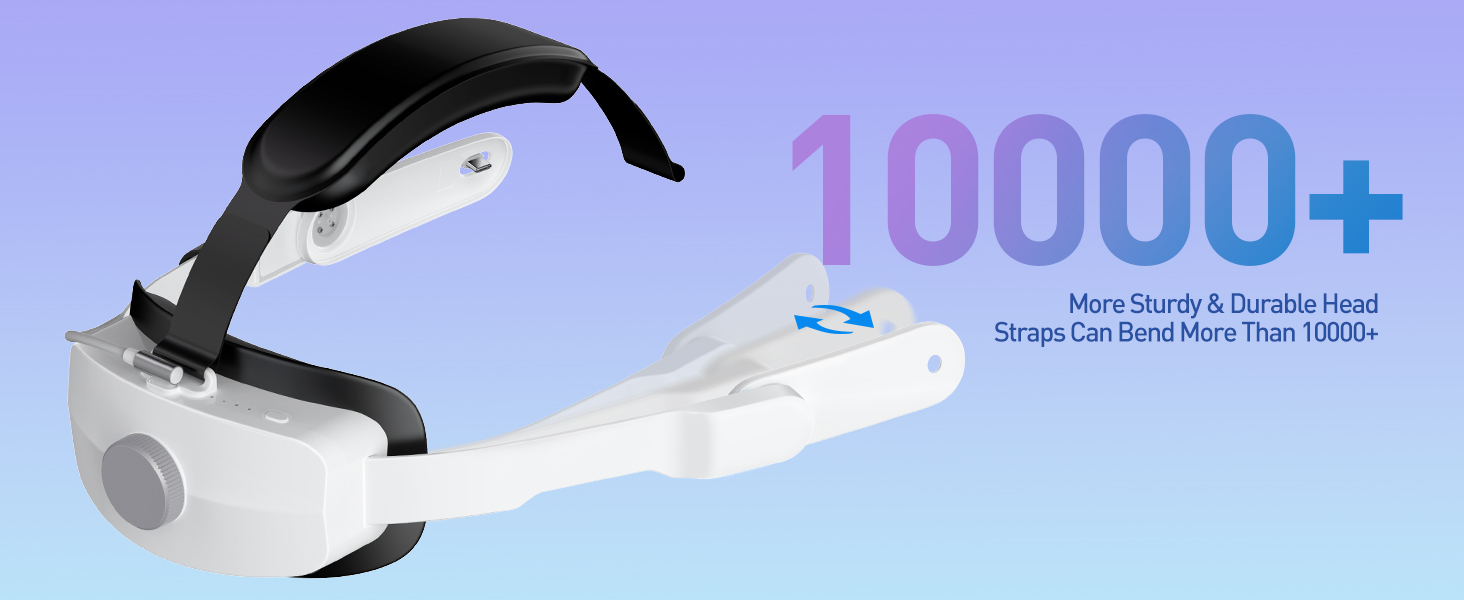 compatible for meta quest 3 battery pack head strap