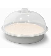 Recohome Large Cookware 2.2 Quart, Microwave Food Steamer for Vegetables, dumpling, corn, potato ...