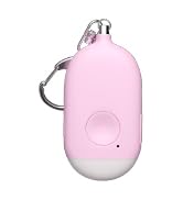 B300 pink personal alarm keychain