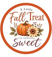 Alynta Fall Stickers Pumpkin Sticker 2 Inch 60PCS Fall Thank You Stickers | Autumn Stickers A Lit...