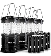 SSAV LED Camping Lantern, Emergency Lanterns for Power Outages & Hurricane Preparedness, Collapsi...