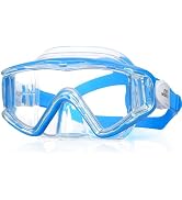 Kids Swim Mask - 180° Anti-Fog Swim Goggles for Child Snorkeling Diving Mask, Leak-Proof Kids Swi...