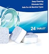 Xcleen Washing Machine Cleaner and Deodorizer Tablets, Washer Cleaner for High-Efficiency He Wash...