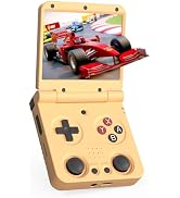 Miyoo Flip V2 Retro Handheld Gaming Console with Quiet Hinge, 3.5" 640*480 IPS Screen Dual System...