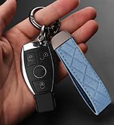 STACCTE Car Keys Keychain, Leather Key Chain, Universal Decorative Car Key Holder, Anti-lost D-ri...