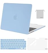 MOSISO Compatible with MacBook Air 13 inch Case 2024 2023 2022 M3 A3113 M2 A2681 Touch ID, Plasti...