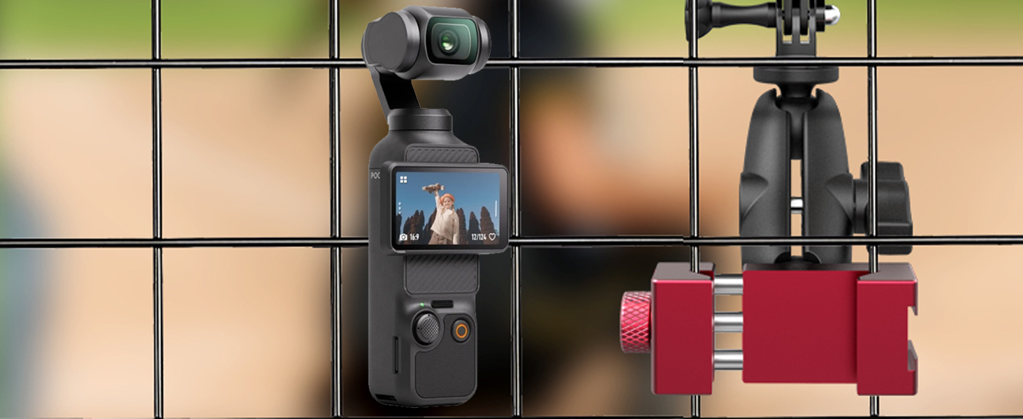 DJI Osmo Pocket 3 Fence mount