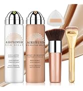 AIUEO Airbrush Foundation Makeup Spray Airbrush Spray Makeup Primer,Full Coverage Air Brush Found...