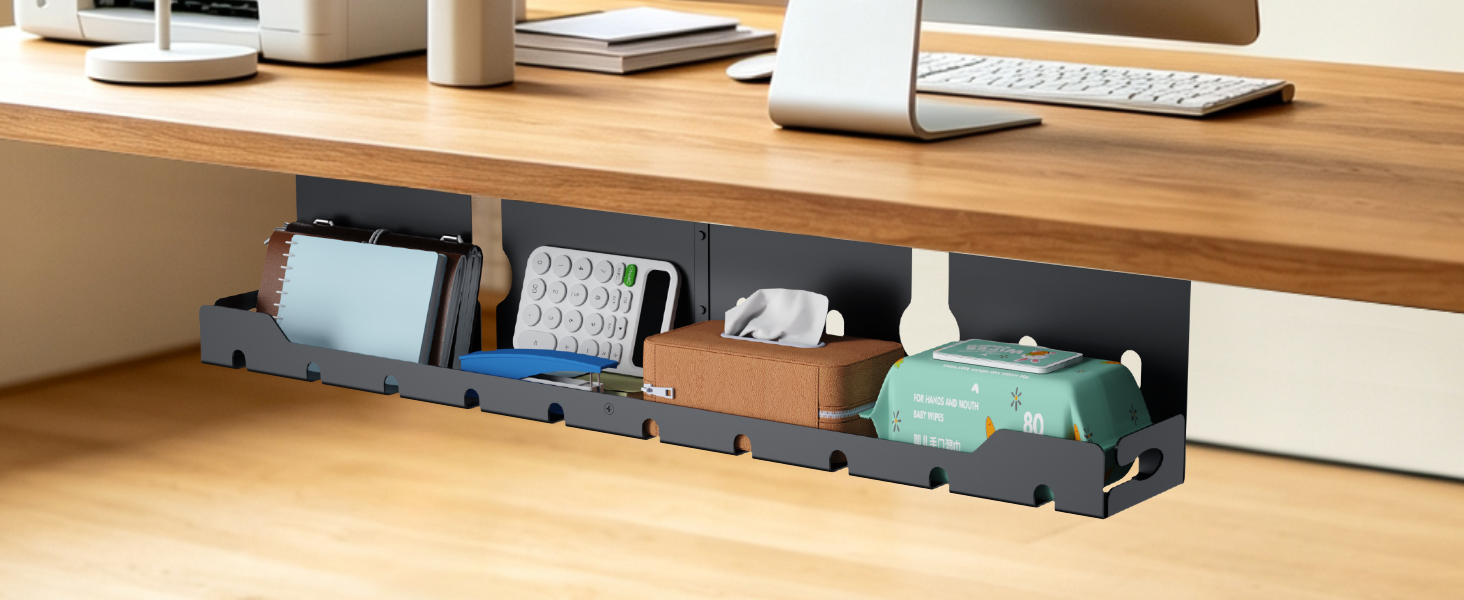 Under Desk Cable Management Tray