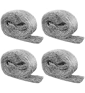 Steel Wool for Mice Control,4 Pack of 3.1" x13 Ft Steel Wool,Gap Filler for House & Garage,Keep M...