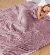 LaffyLo Electric Heated Blanket Full Size 72×84, Breathable & Luxurious Flannel, Soft Warm Gift w...