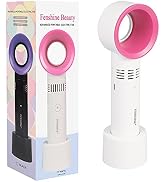 Fenshine Portable USB Rechargeable Mini Fan Eyelash Fan Dryer Bladeless Handheld Fan for Eyelash ...