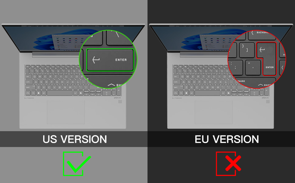 hp elitebook keyboard skin