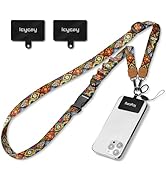 Icycay Phone Lanyard Crossbody, Cell Phone Lanyard for Around The Neck Adjustable Phone Strap, Cu...