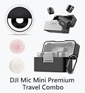 DJI Mic Mini Premium Travel Combo, Wireless Lavalier Microphone for iPhone/Camera/Android, Bundle...