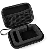 CCZ ZC02 Earbuds Case, Portable EVA Small Earbuds Carrying Case Storage Bag Organizer with Carabi...