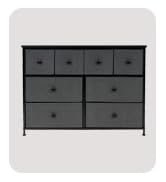 Sorbus Fabric Dresser for Bedroom - Chest of 8 Drawers, Storage Tower, Clothing Organizer, for Cl...