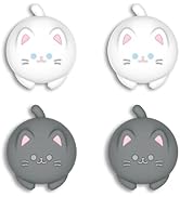 PlayVital Thumb Grips for Nintendo Switch 2 | Kawaii Silicone Joystick Caps (4-Pack) - Cute Acces...