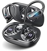 TRAUSI Wireless Bluetooth 5.4 Headphones, Fast Charging Stereo Earphones with Noise Cancelling Mi...