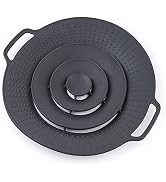 Pot Cover Spill Stopper Lid - Thicken Silicone Boil Over Spill Safeguard,FDA Food Grade Stopper L...