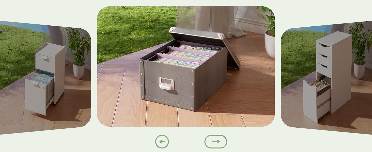 Wheat Straw Expanding Hanging File Folders