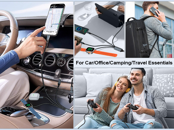 4 in 2 charging cable