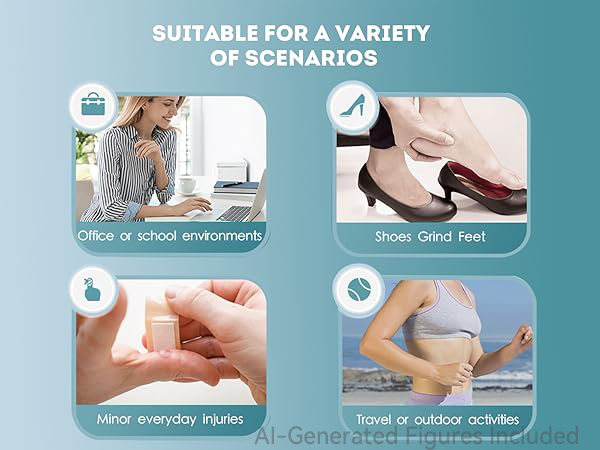 Flexible Fabric Adhesive Bandages
