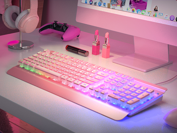 pink keyboard