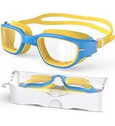 Zeligerstar Kids Swim Goggles,Swimming Goggles for Kids 6-14, Anti-Fog UV Protection Pool Goggles...