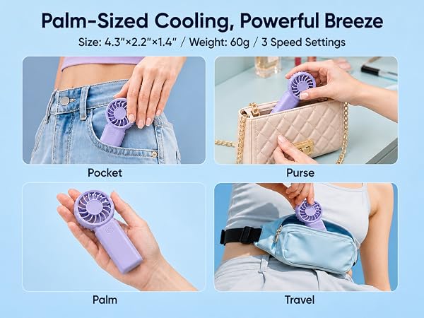 portable pocket mini fan