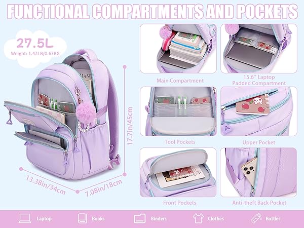multiple pockets