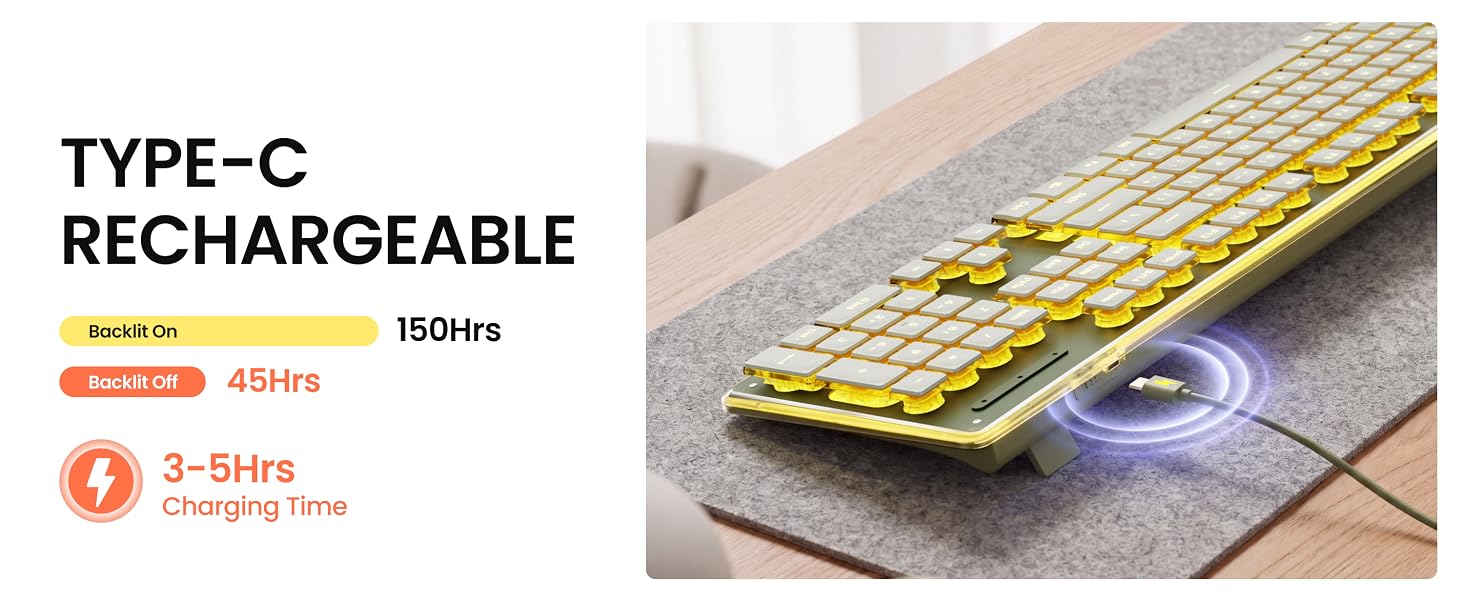 rechargeable wireless keyboard