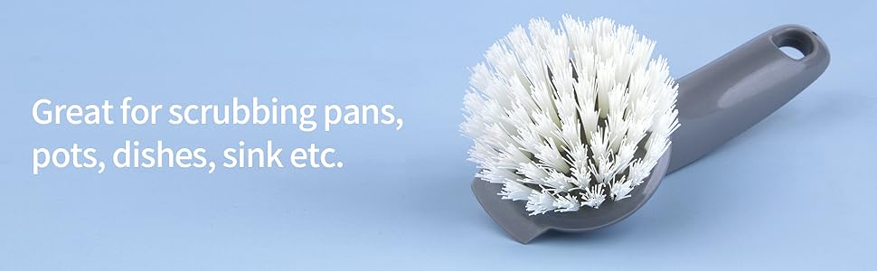 MR.SIGA Pot and Pan Cleaning Brush - Pack of 2