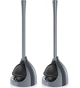 LOVLOY Toilet Plunger with Holder, Plunger with Unique Holder, Plungers for Bathroom with Holder,...