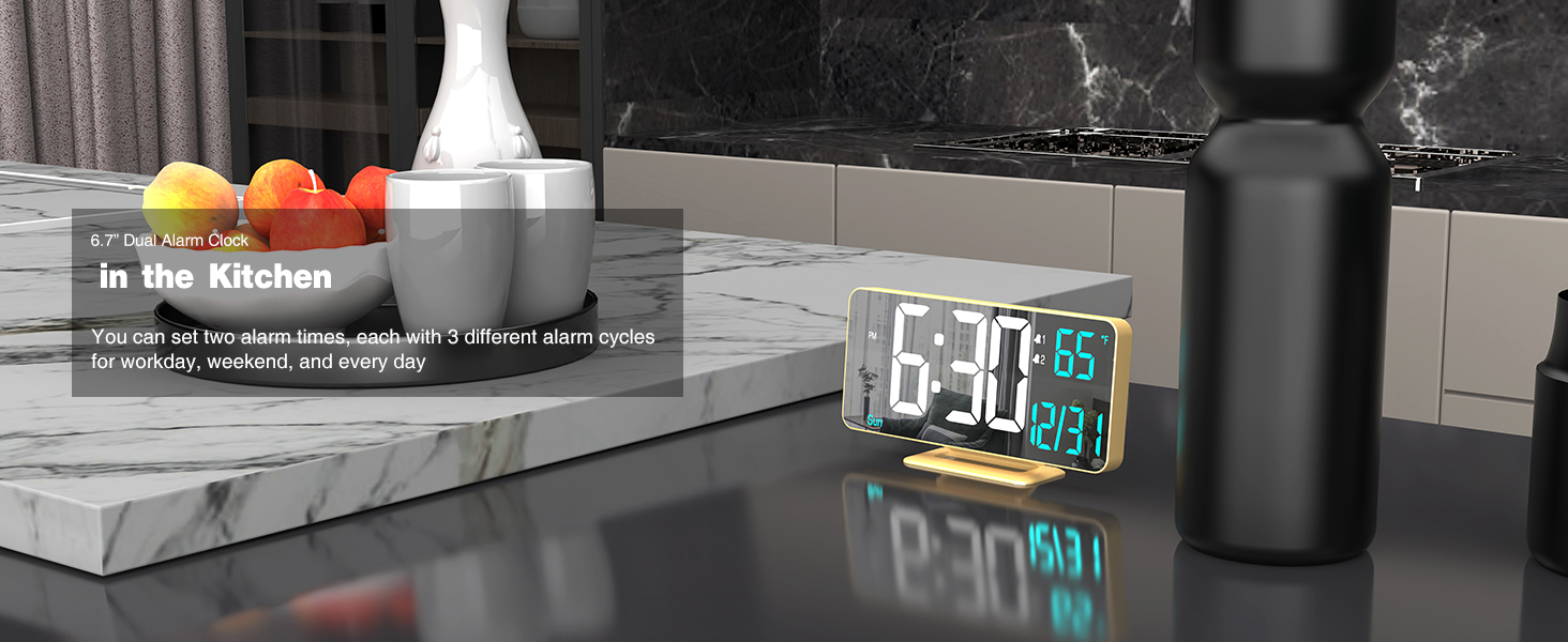 digital led clock