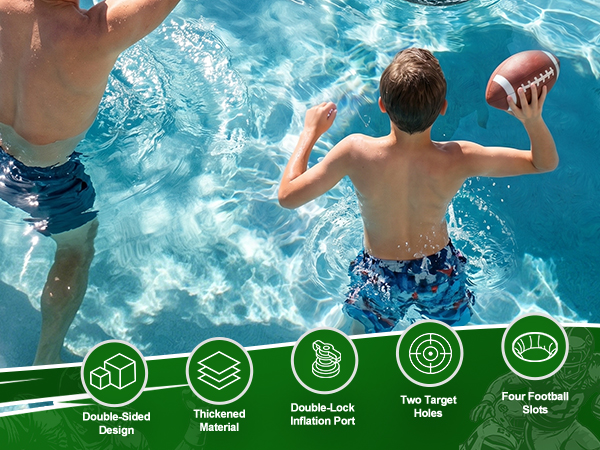 Floating Football Toss Game