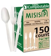 c0mpostable utensils cutlery set