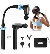 2-in-1 Detachable Muscle Massage Gun Deep Tissue with Extension Handle | Reaches your entire back...